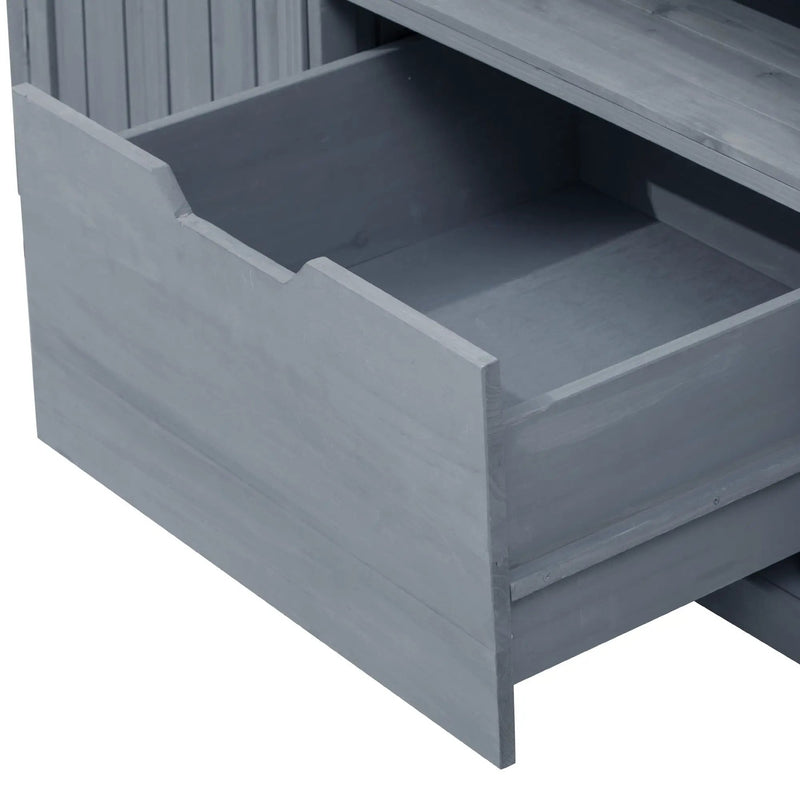 K&K 66.5" Outdoor Kitchen Island for Big Green Egg Grills by HouseOfZazla