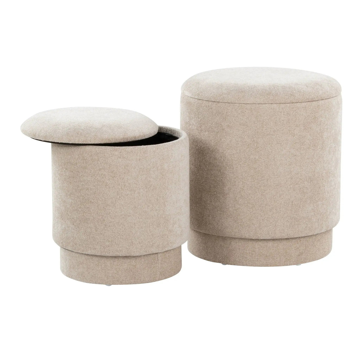 Marla - Upholste Contemporary Ottoman Set by HouseOfZazla