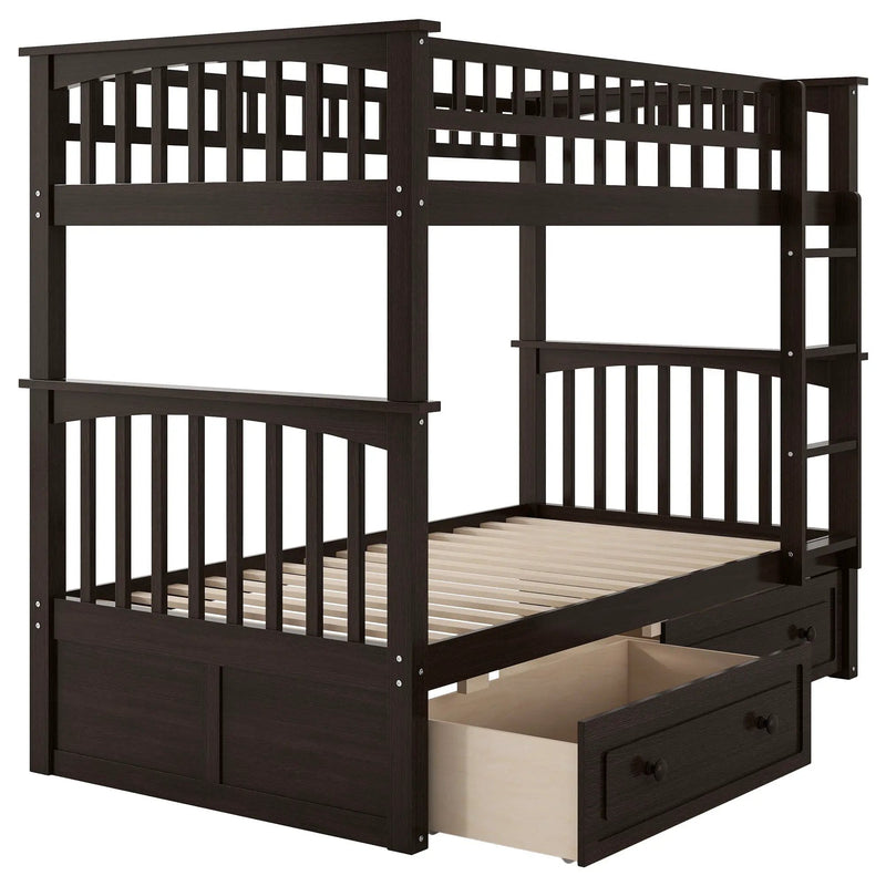Bunk Bed With Drawers, Convertible Design by HouseOfZazla