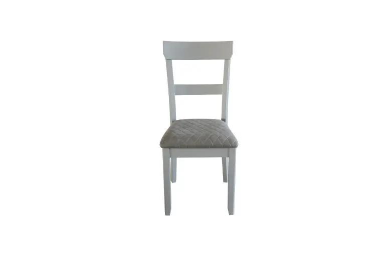 House Marchese - Side Chair (Set of 2) - Two Tone Gray Fabric & Pearl Gray by Unique Piece Furniture