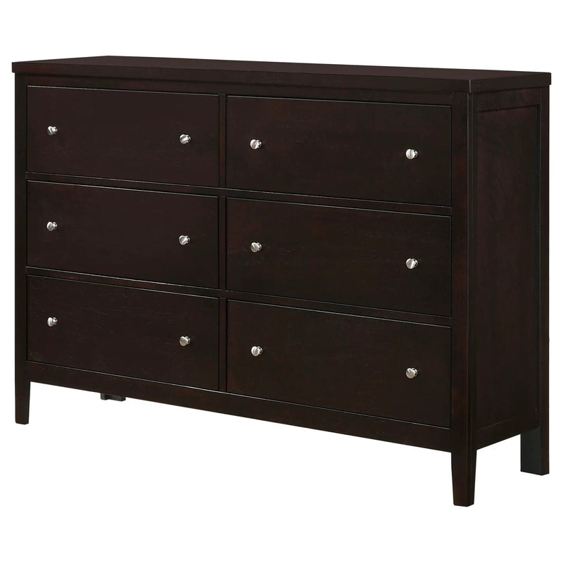 Wedgewood - 6 Drawers Dresser - Cappuccino by HouseOfZazla