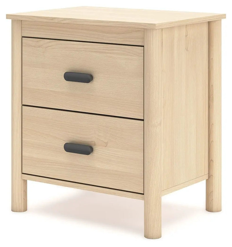 Cabinella - Two Drawer Night Stand - Tan by Unique Piece Furniture
