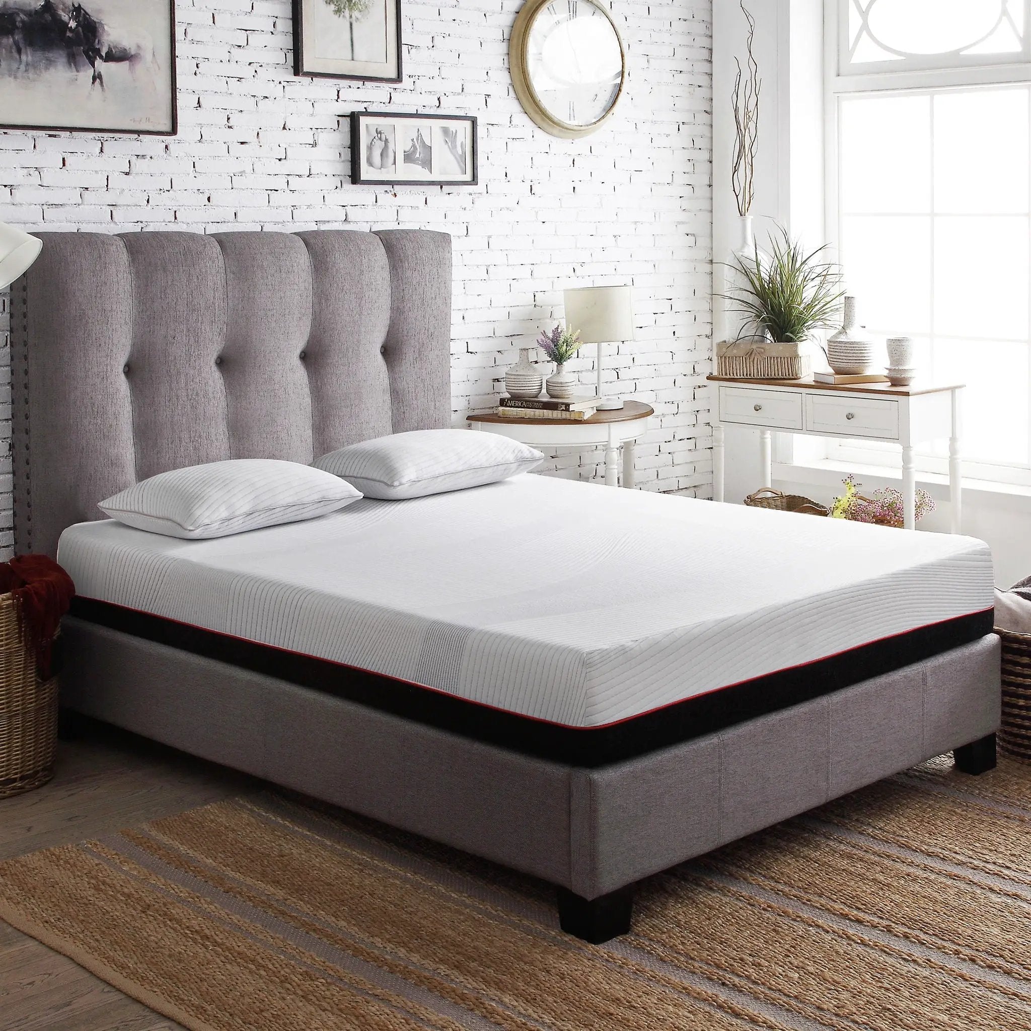 10" Regen Cooling Copper Infused Memory Foam Mattress by Unique Piece Furniture