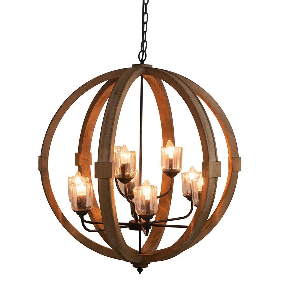 Chandelier, Hanging Light Fixture With Adjustable Chain For Kitchen, Bulb Not Included by Unique Piece Furniture