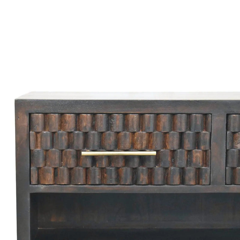 Solid Wood Arno Shoe Storage Unit by HouseOfZazla