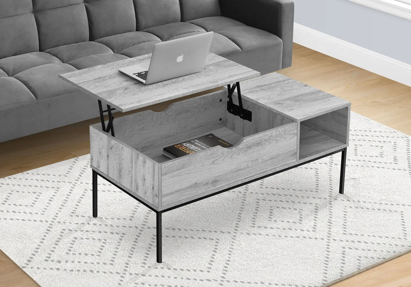 8th Street Rectangular Lift-Top Coffee Table by HouseOfZazla