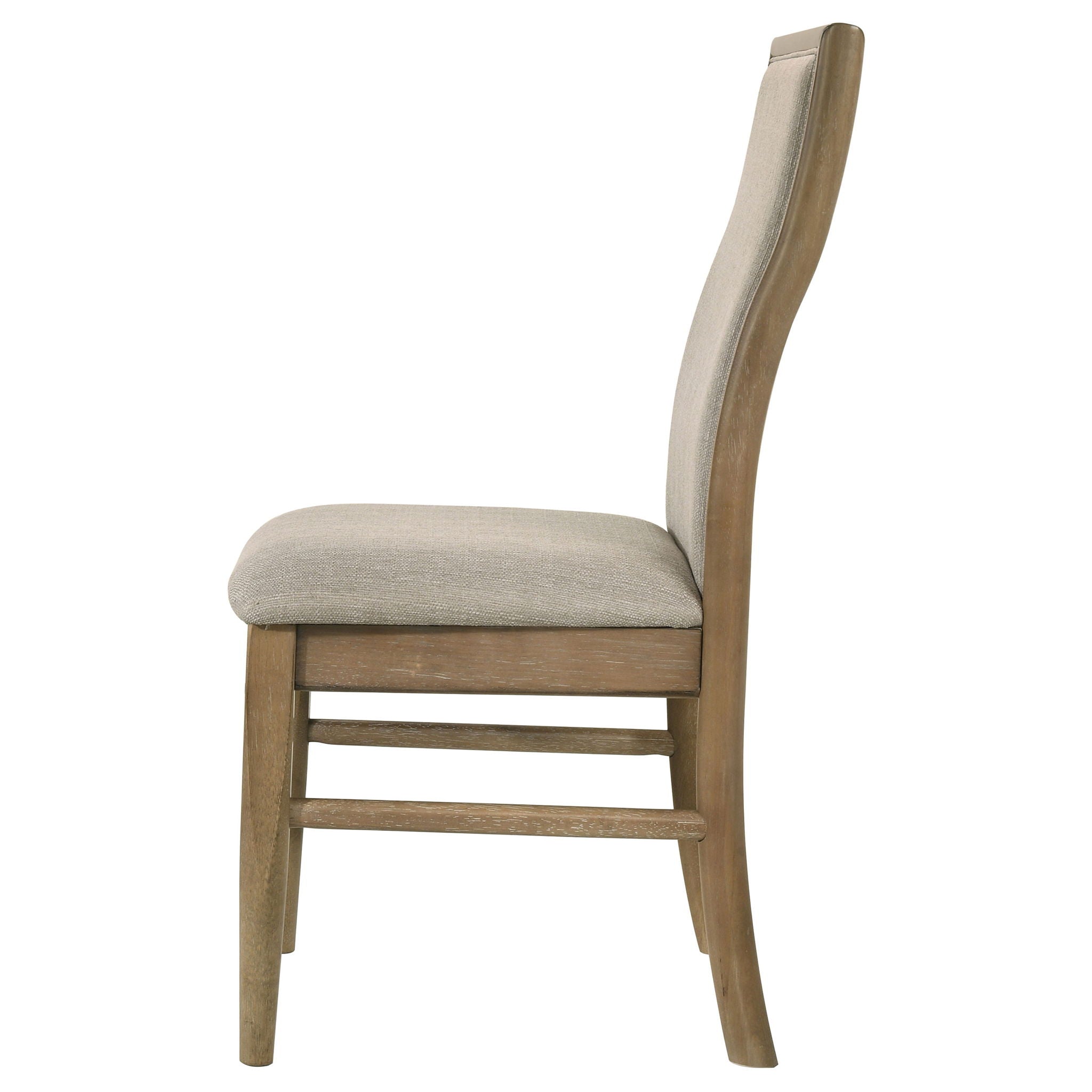Dreydon - Upholstered Dining Side Chair (Set of 2) - Light Brown by HouseOfZazla