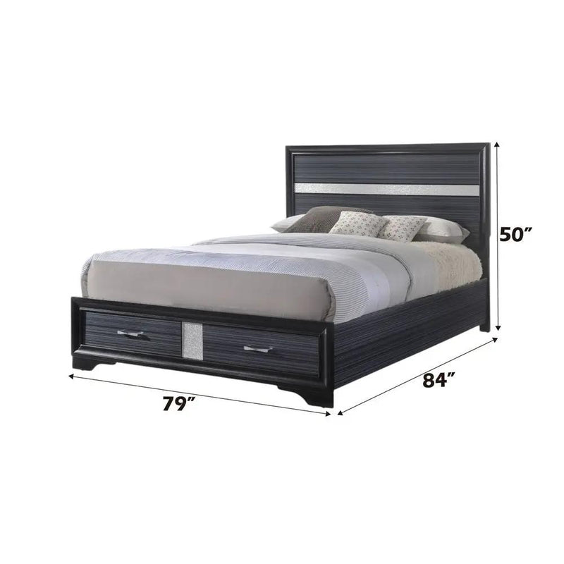 Naima - Bed w/Storage by Unique Piece Furniture