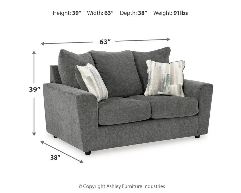 Stairatt - Loveseat by Unique Piece Furniture
