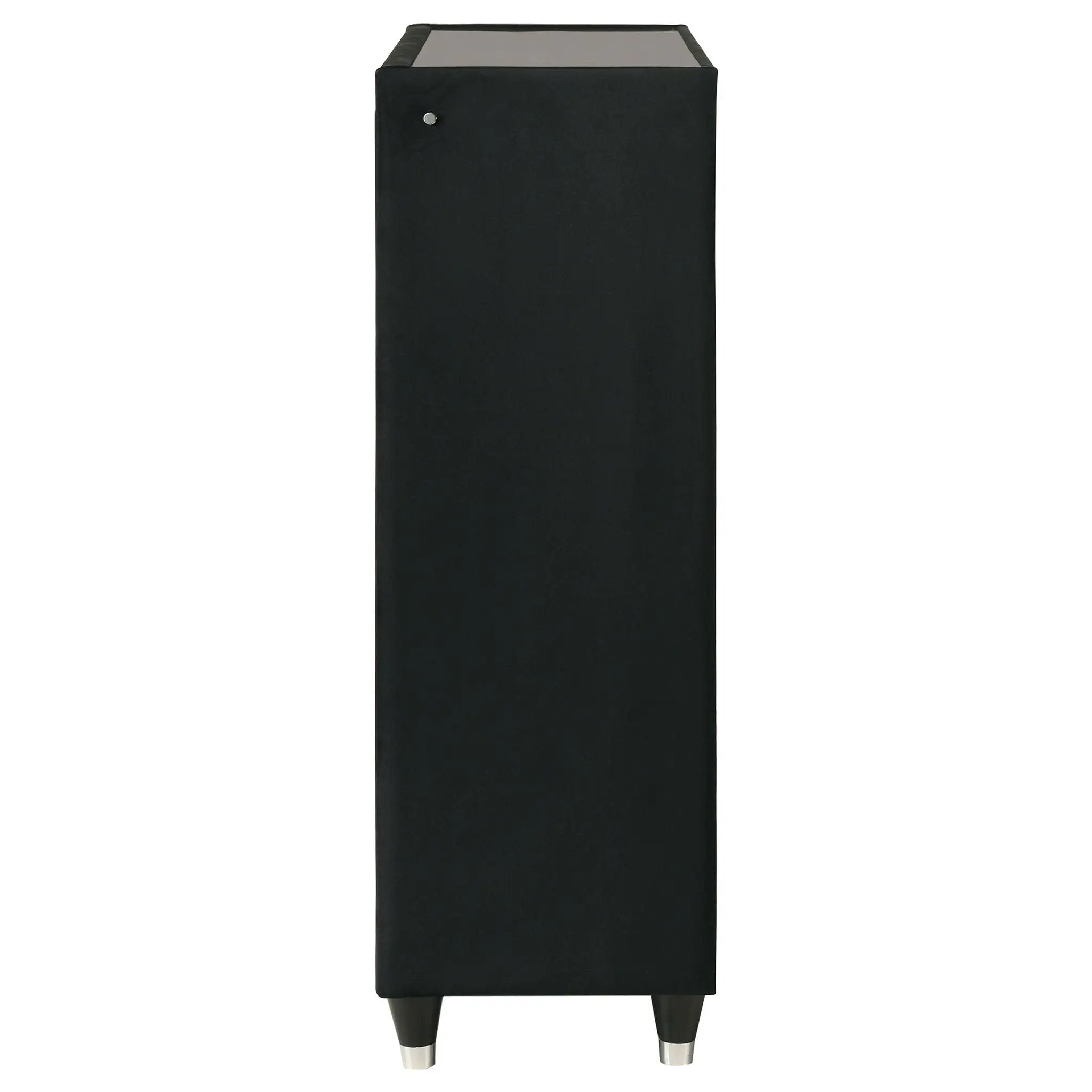 Lorient 5-drawer LED Chest of Drawers Black by Unique Piece Furniture