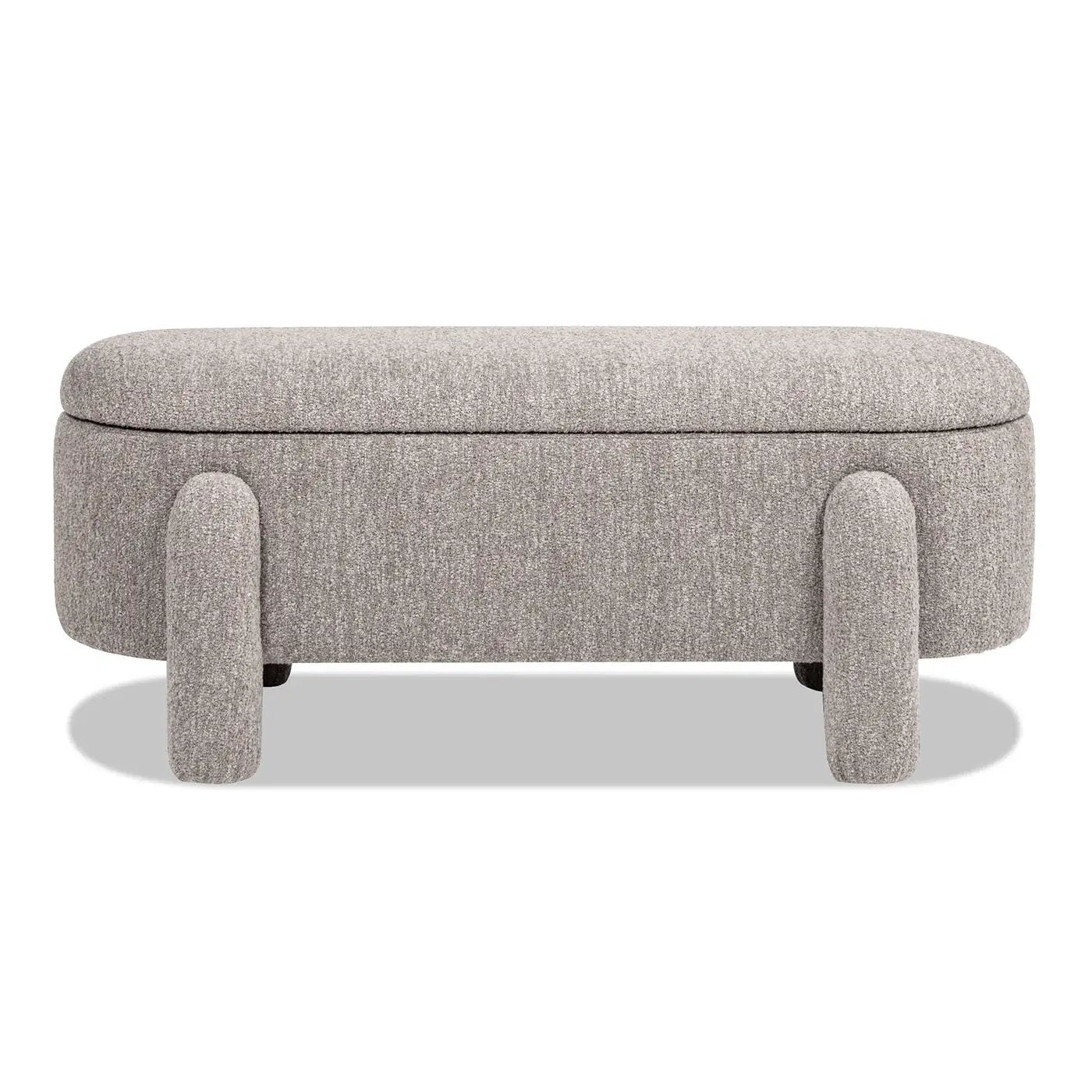 Hugo - Oval Fully Upholstered Storage Bench by Unique Piece Furniture