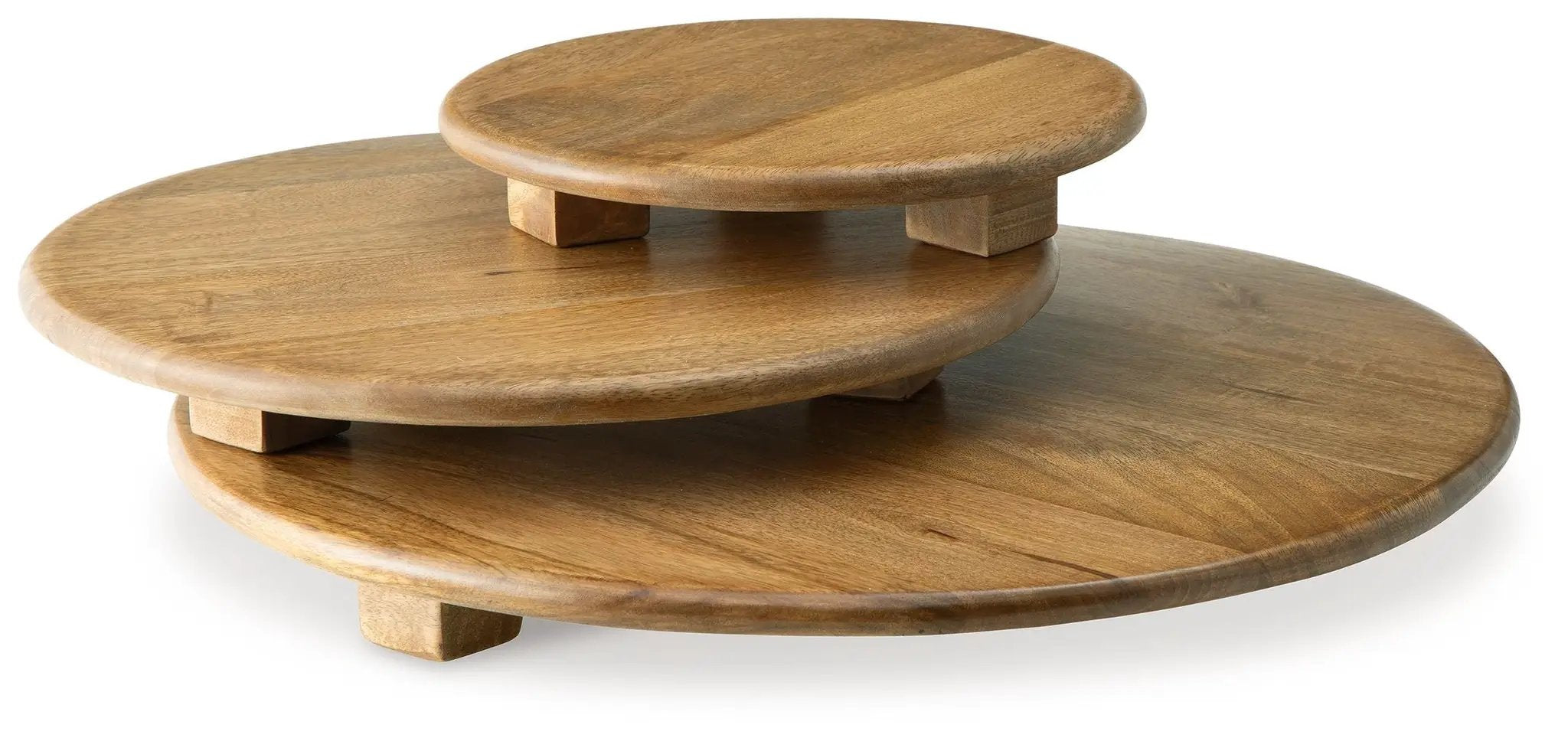 Kaidler - Tray Set (Set of 3) - Brown by Unique Piece Furniture
