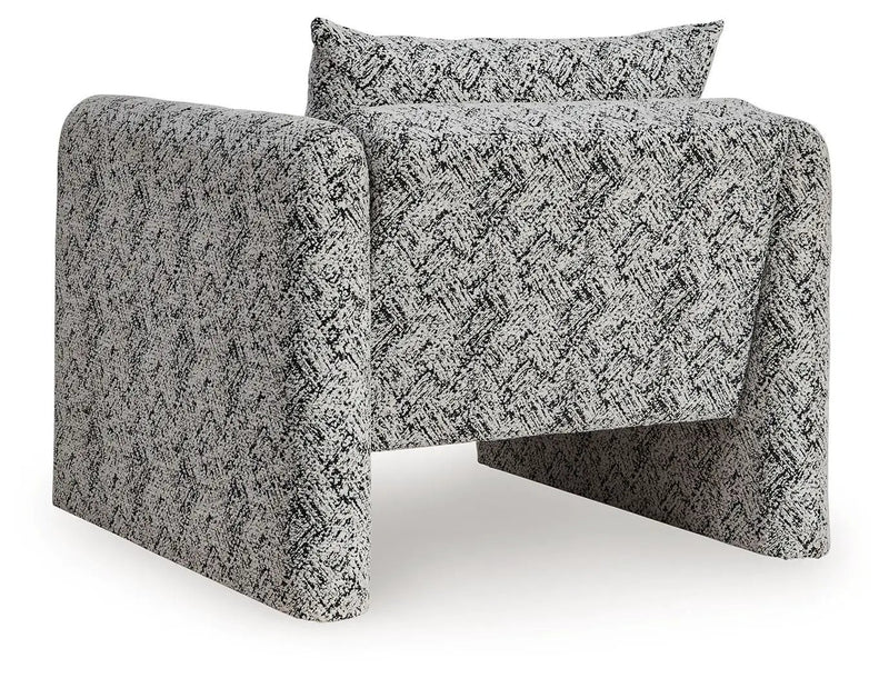 Kenbell - Accent Chair - Black / White by Unique Piece Furniture