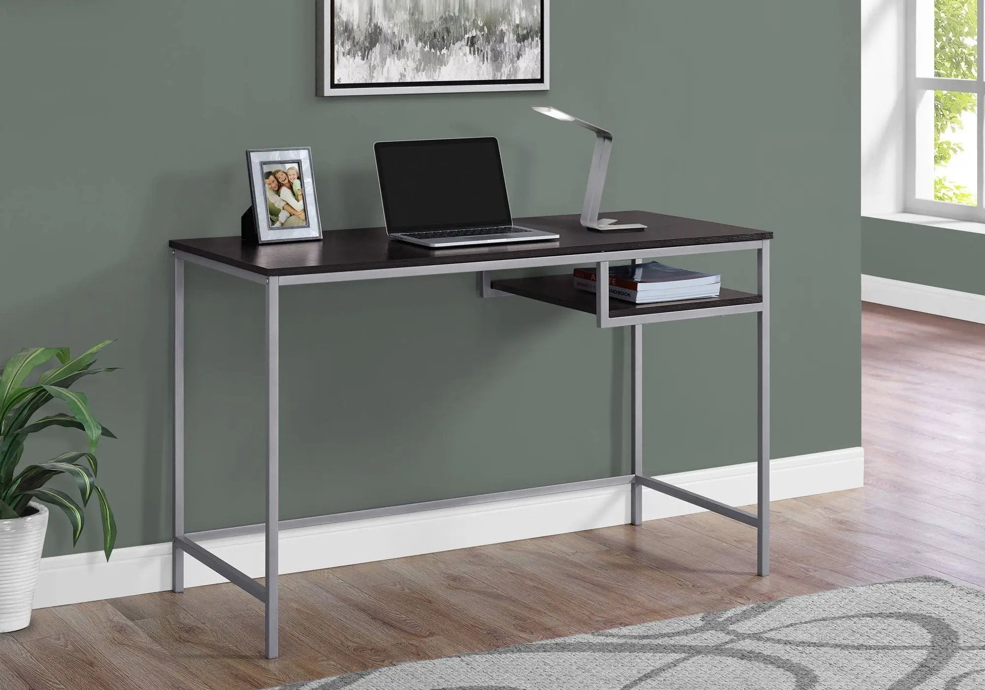 Computer Desk For Home Office, Compact Modern Design, Contemporary & Modern by Unique Piece Furniture