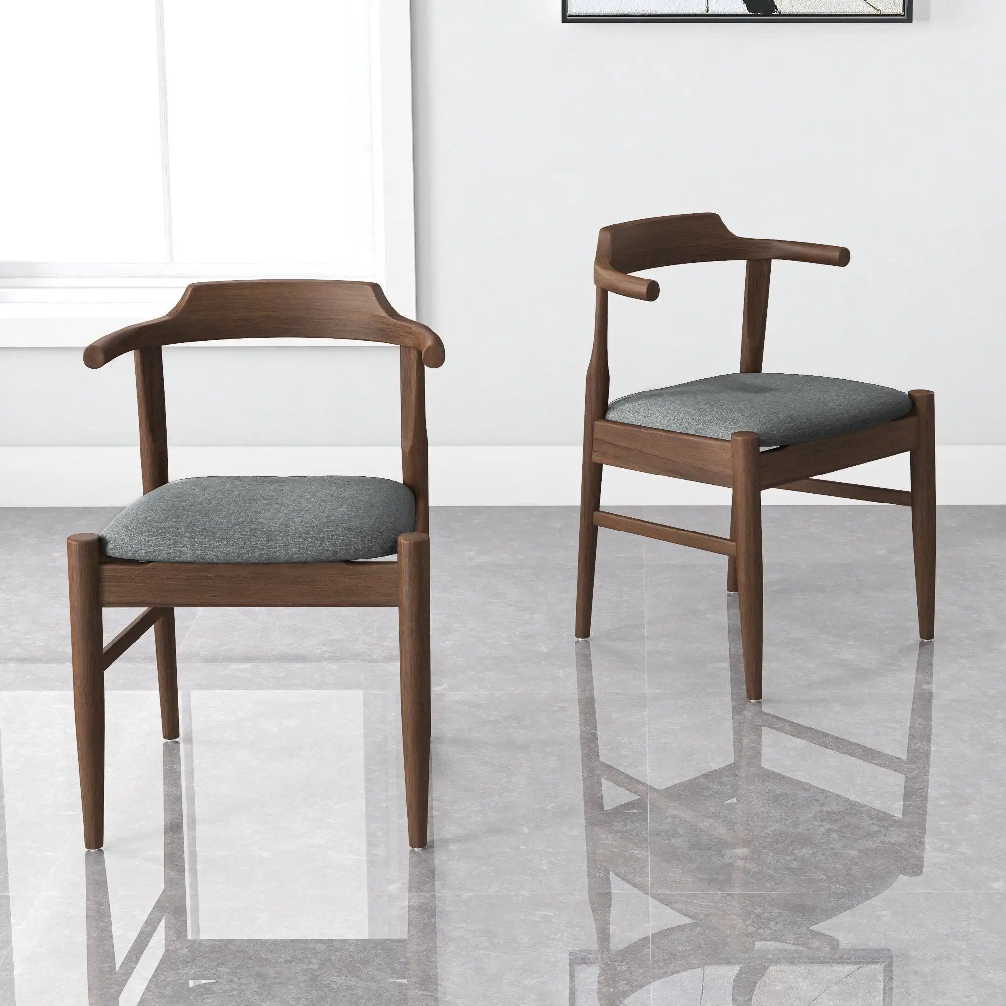 Daisy - Mid-Century Modern Dining Chair (Set of 2) by HouseOfZazla