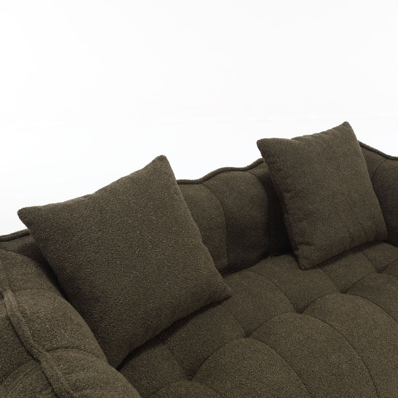 Cozy Beanbag Chair With High Resilience Foam Core For 2 by HouseOfZazla