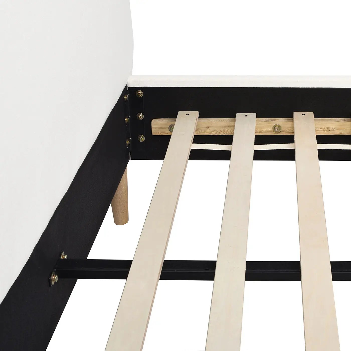 Stockholm - Modern Wavy Headboard Platform Bed by Unique Piece Furniture