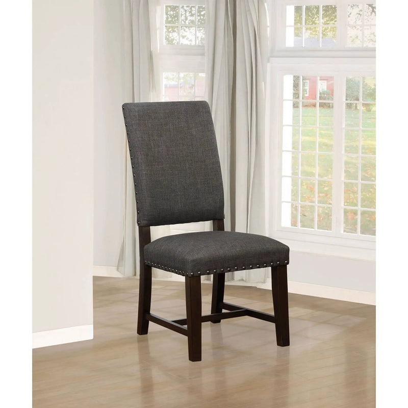 Ayers - Upholstered Side Chair (Set of 2) - Gray by HouseOfZazla