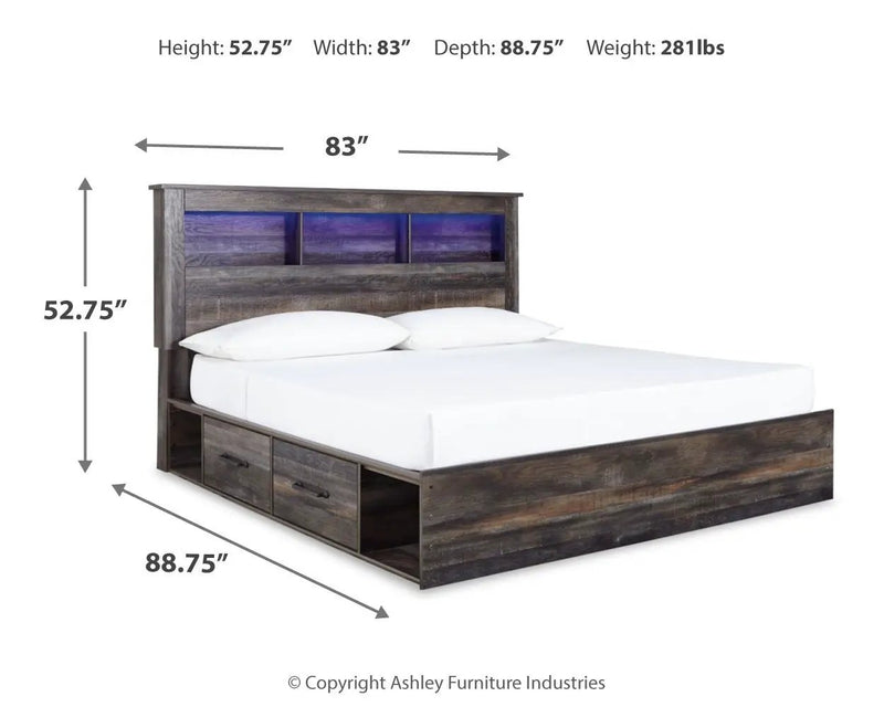 Drystan - Panel Bookcase Bed by Unique Piece Furniture