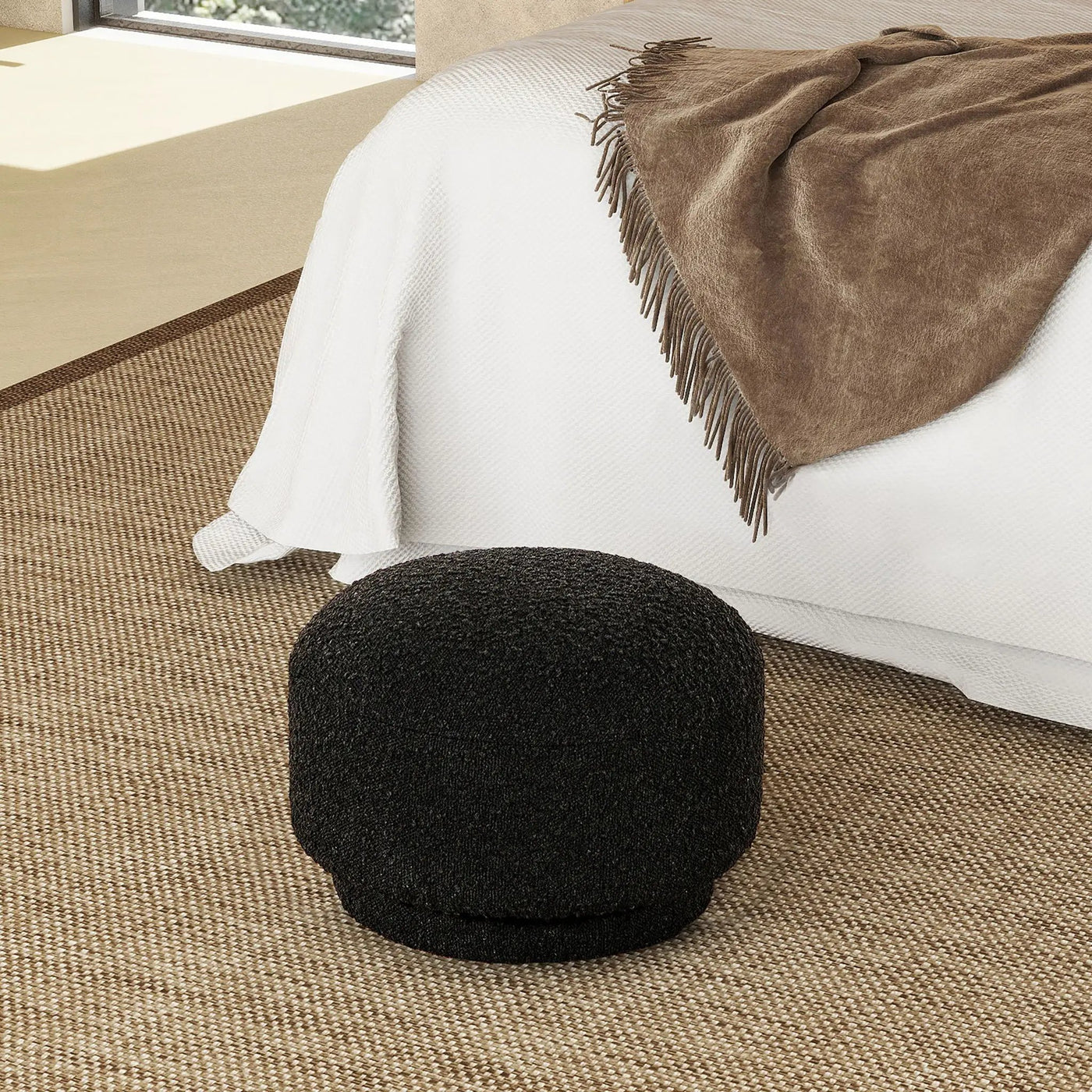 Fuji - Mushroom Footstool Ottoman by Unique Piece Furniture