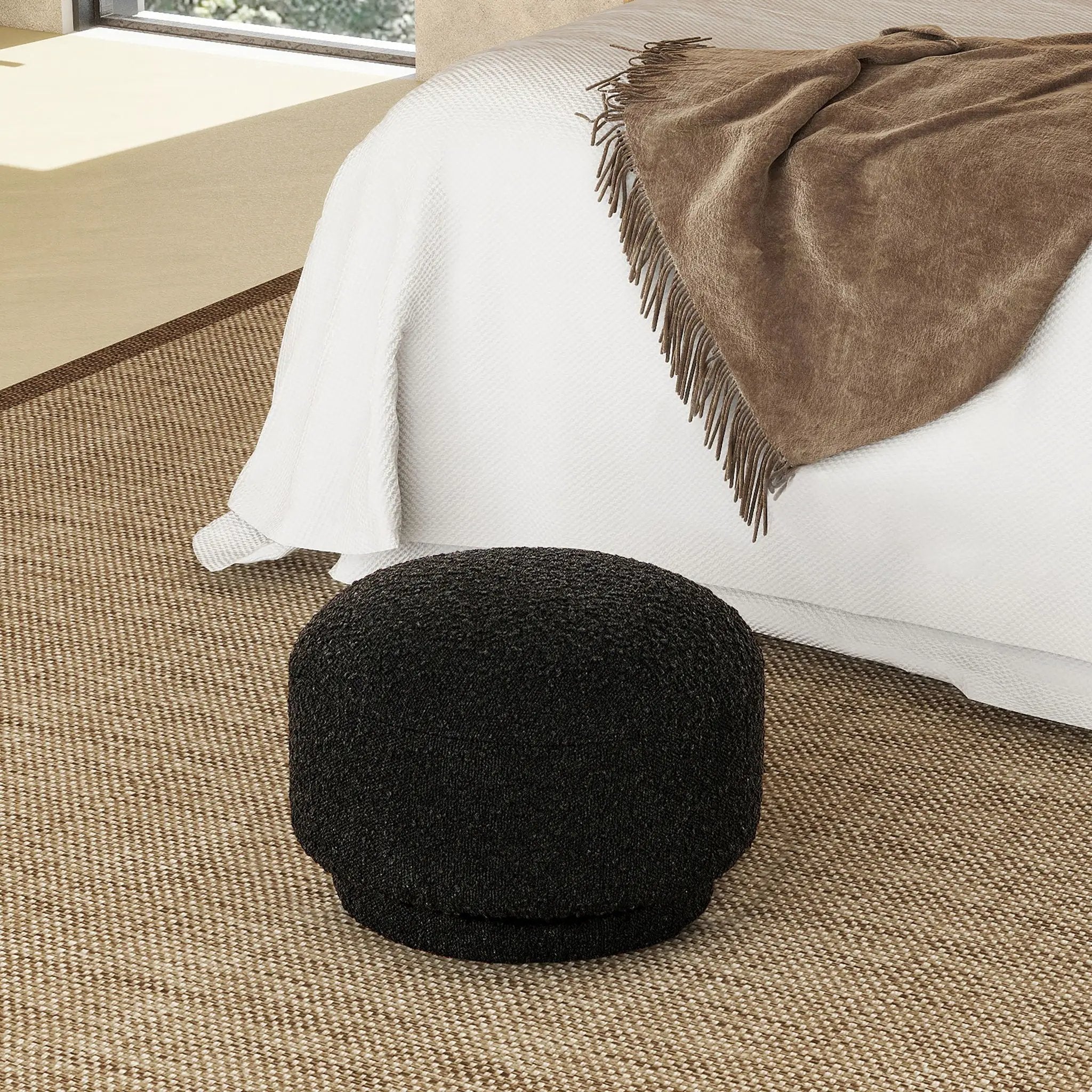 Fuji - Mushroom Footstool Ottoman by Unique Piece Furniture