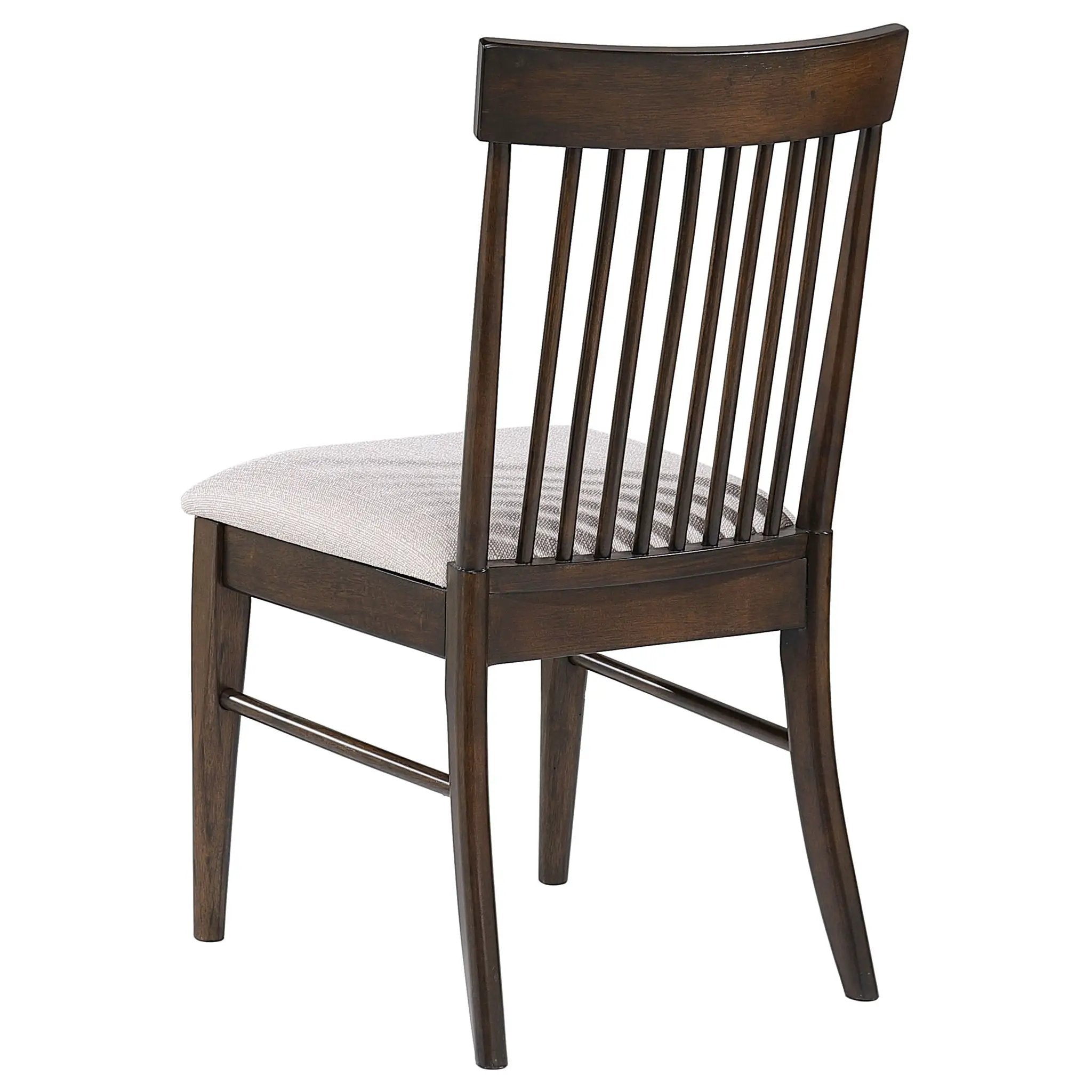 Everton Wood Dining Side Chair Dark Walnut (Set of 2) by Unique Piece Furniture