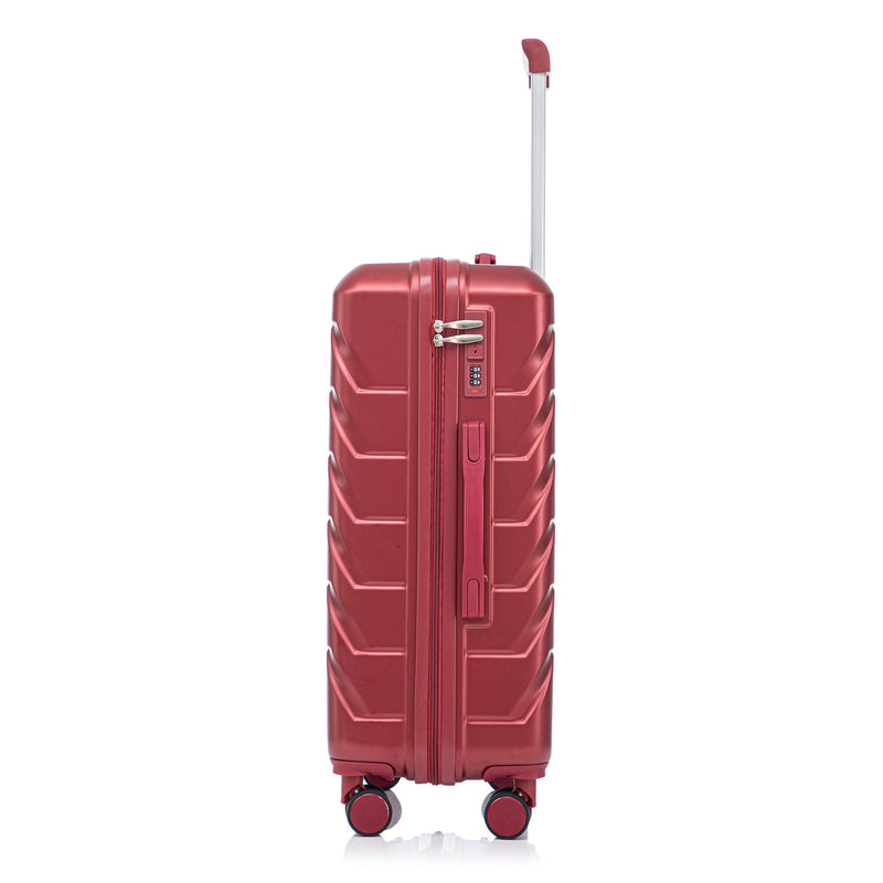 3 Pieces Set 20" / 24" / 28" Spinner Wheel Luggage With Combination Lock by HouseOfZazla