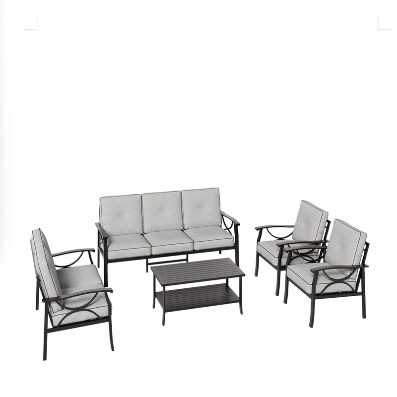 Patio Furniture Set & Coffee Table And Cushions For Backyard by HouseOfZazla