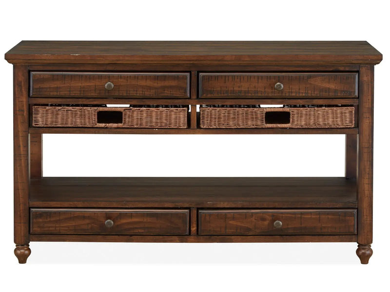 Cottage Lane - Wood Sofa Table - Coffee by Unique Piece Furniture