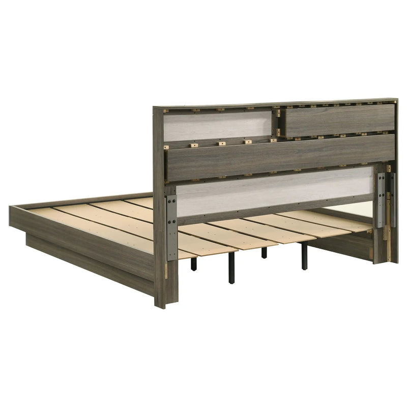 Fenwick 4-piece Eastern King Bedroom Set Grey Oak by Unique Piece Furniture
