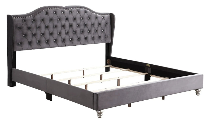 Upholstered Bed Transitional by Unique Piece Furniture