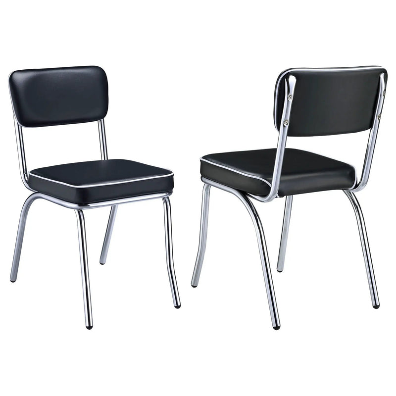 Open Back Upholstered Side Chairs (Set of 2) by HouseOfZazla