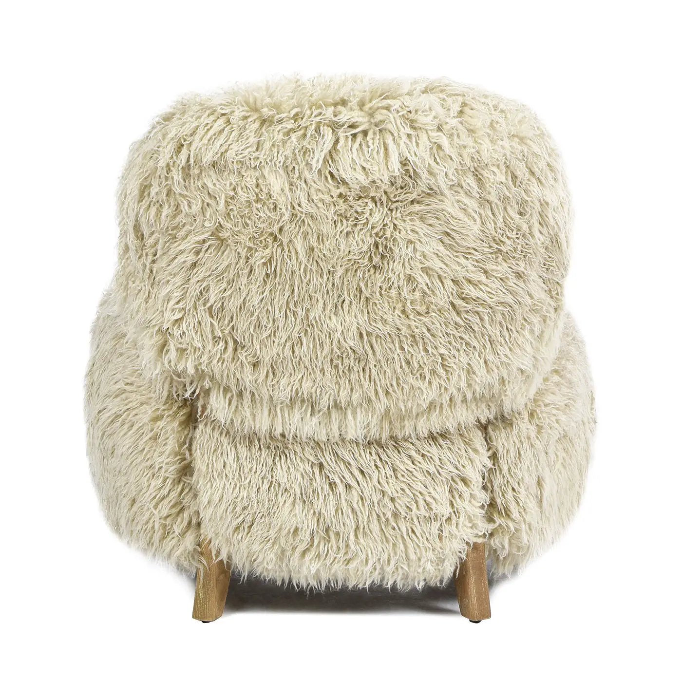 Enchante - New Zealand Sheepskin Accent Arm Chair - Taupe / Natural by Unique Piece Furniture