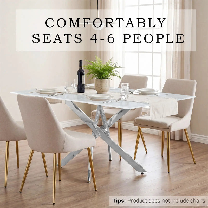 Modern Rectangular Table For Dining Room by HouseOfZazla