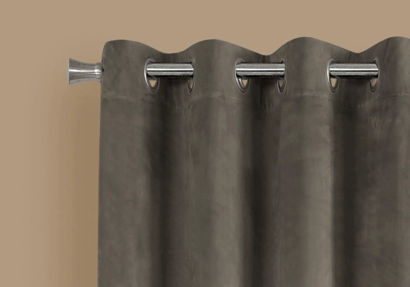 2 Pieces Set Room Darkening Curtain Panels with Grommet - Contemporary Style by HouseOfZazla