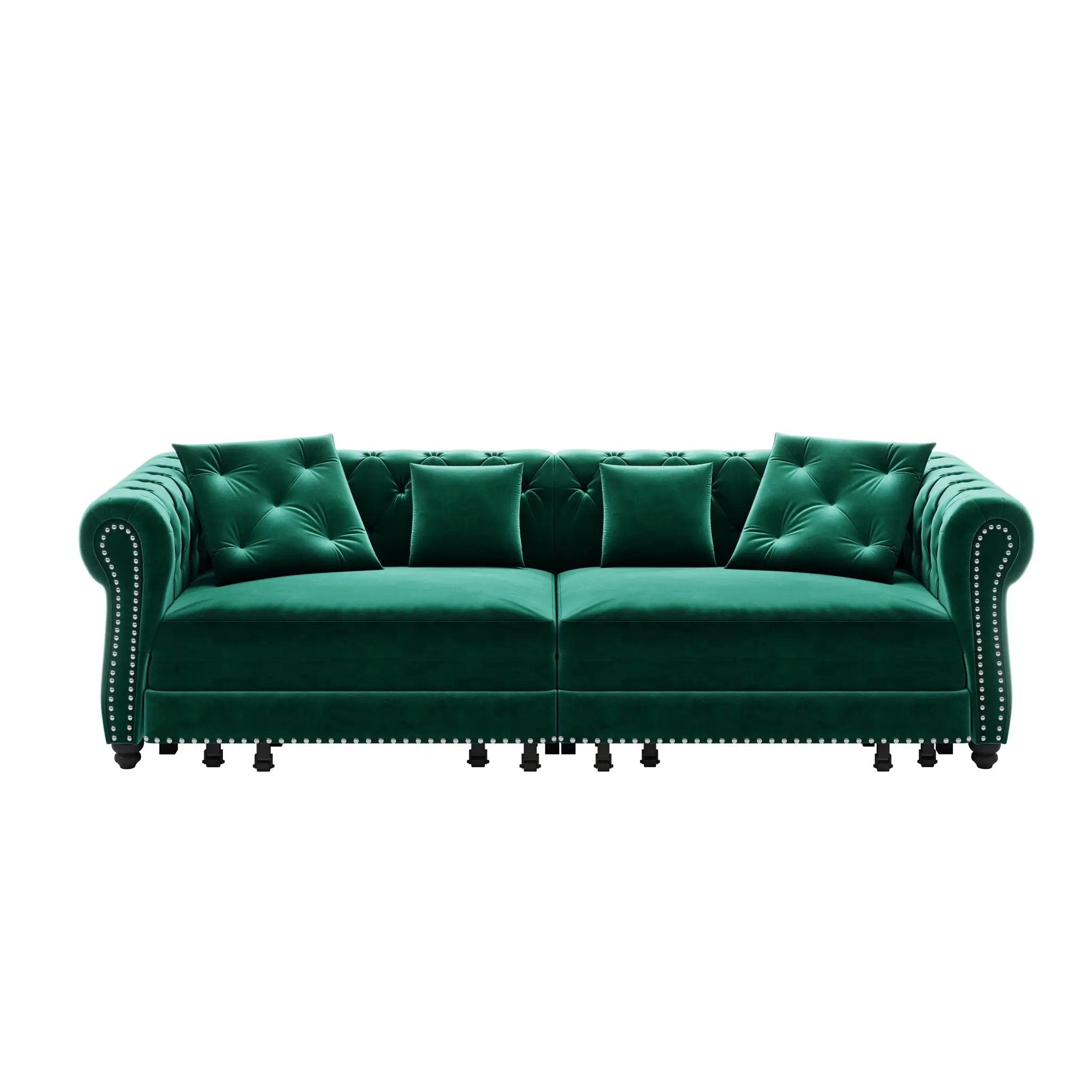 3 In 1 Pull Out Sofa Bed With Movable Ottoman by HouseOfZazla