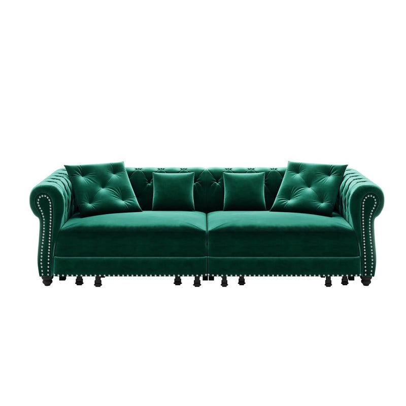 3 In 1 Pull Out Sofa Bed With Movable Ottoman by HouseOfZazla
