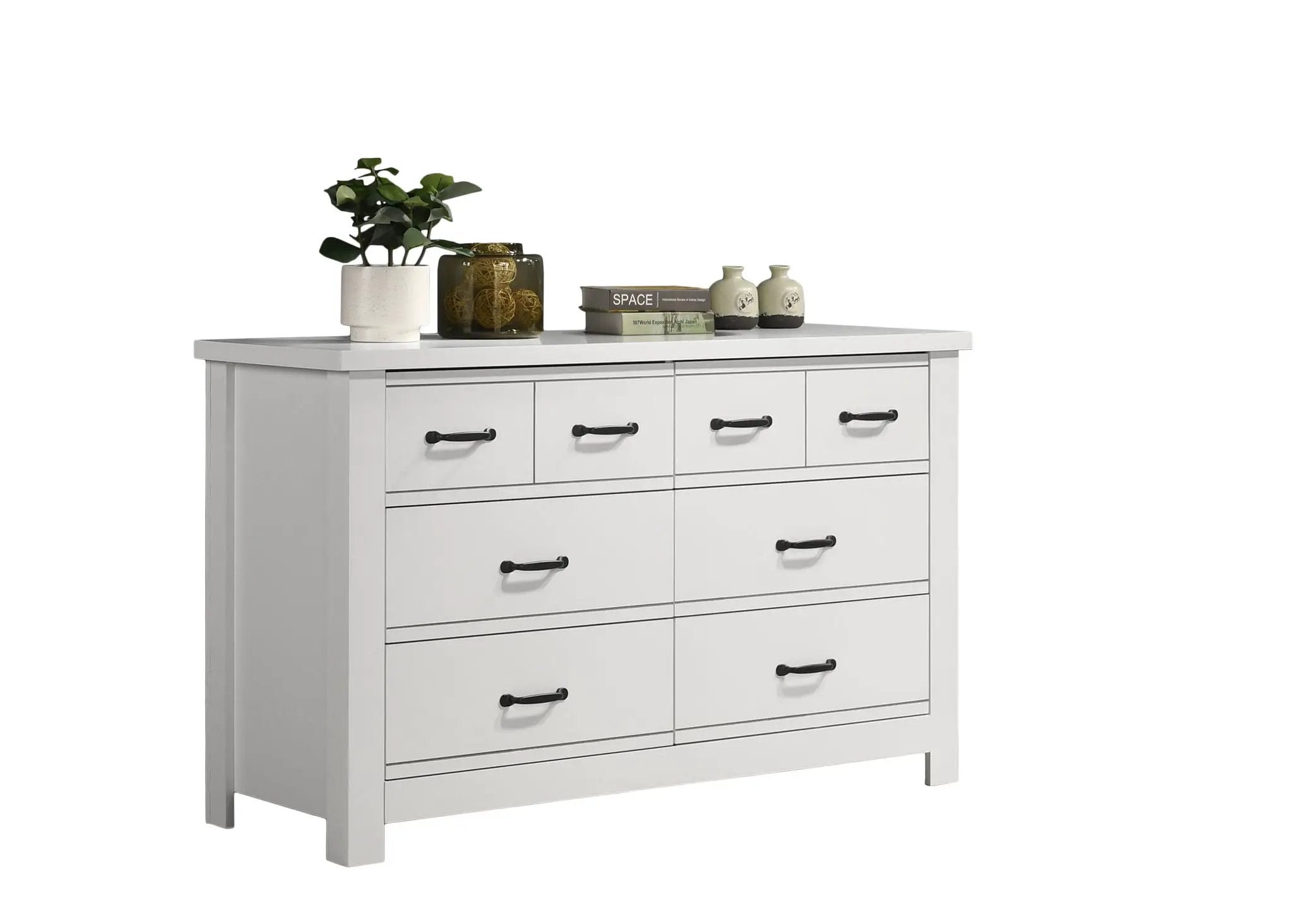 Cassini - 3 Piece Bedroom Set - White by Unique Piece Furniture
