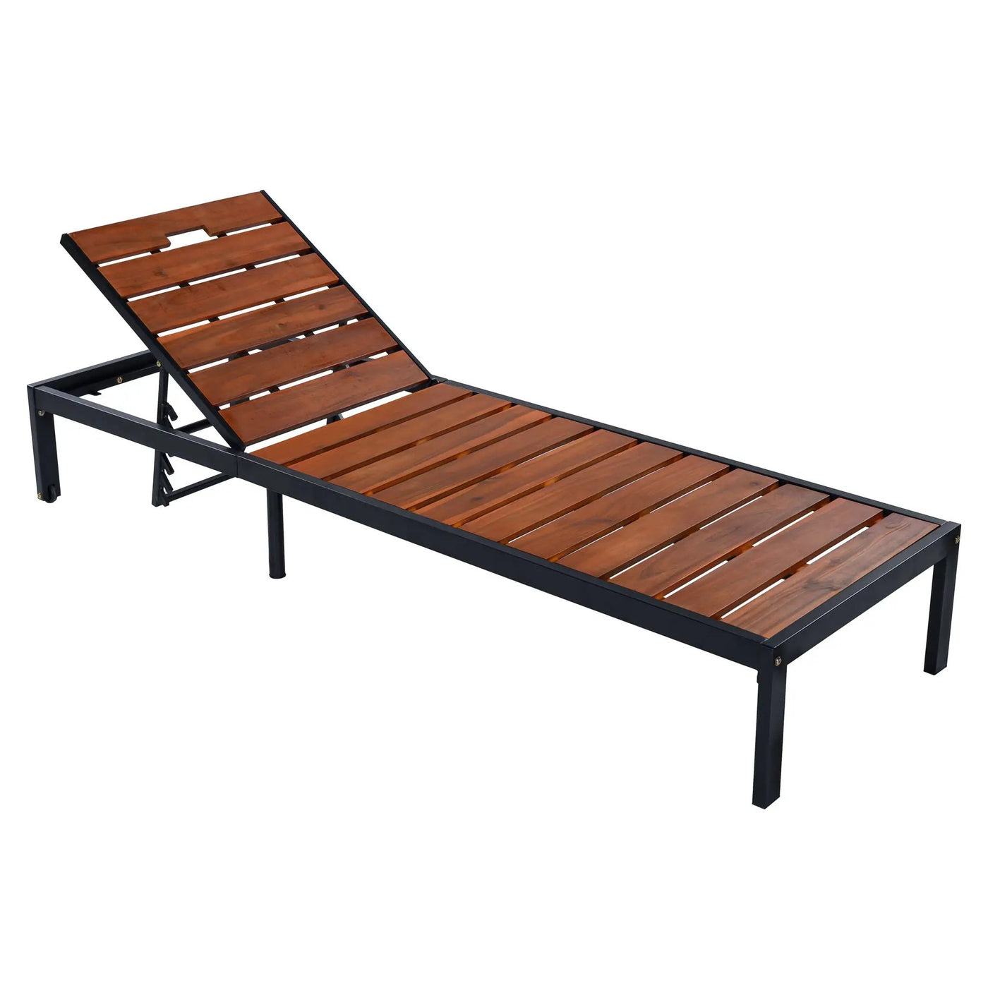 Outdoor Chaise With Adjustable Backrest by HouseOfZazla