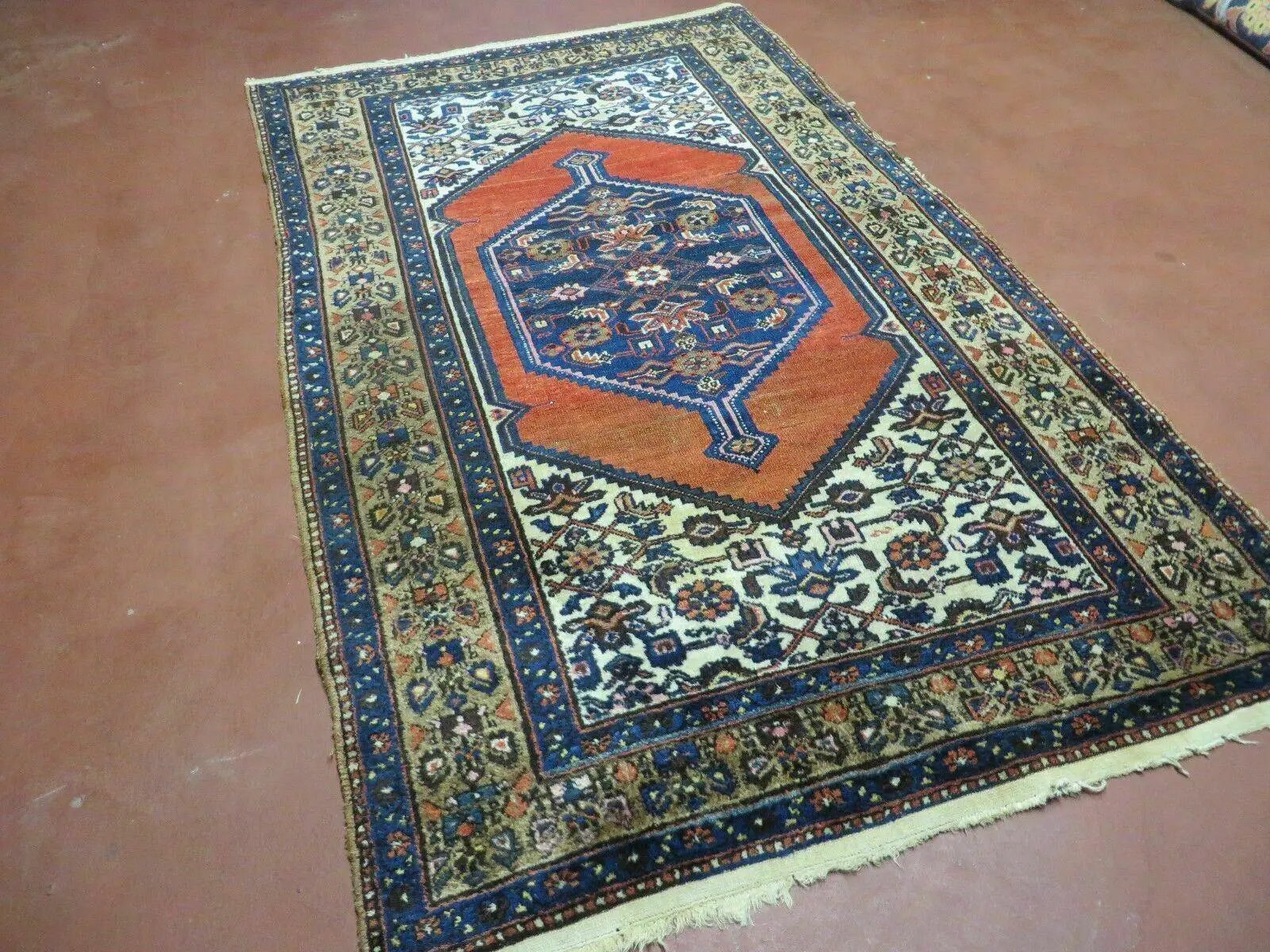 4' X 6' Antique Handmade Turkish Wool Rug Nice by Jewel Rugs