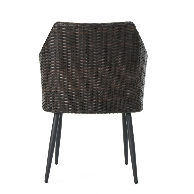 Kenneth 3 Pieces Chat Set Outdoor Furniture - Brown Multi by HouseOfZazla