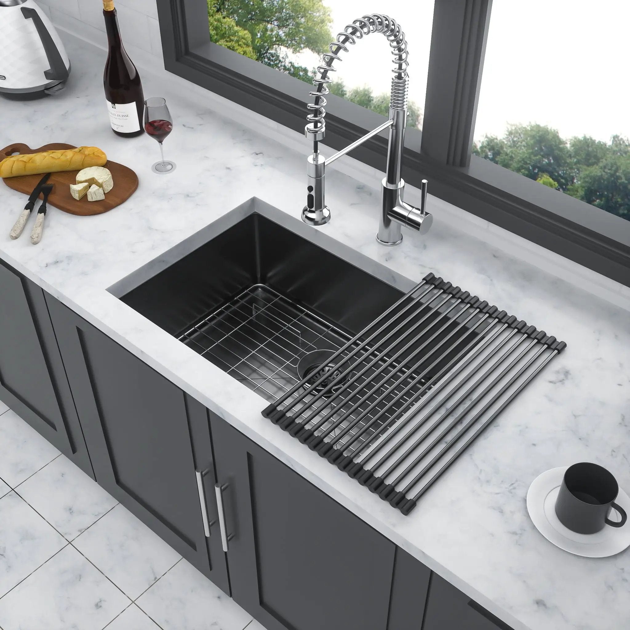 Undermount Kitchen Sink With Deep Single Bowl by HouseOfZazla