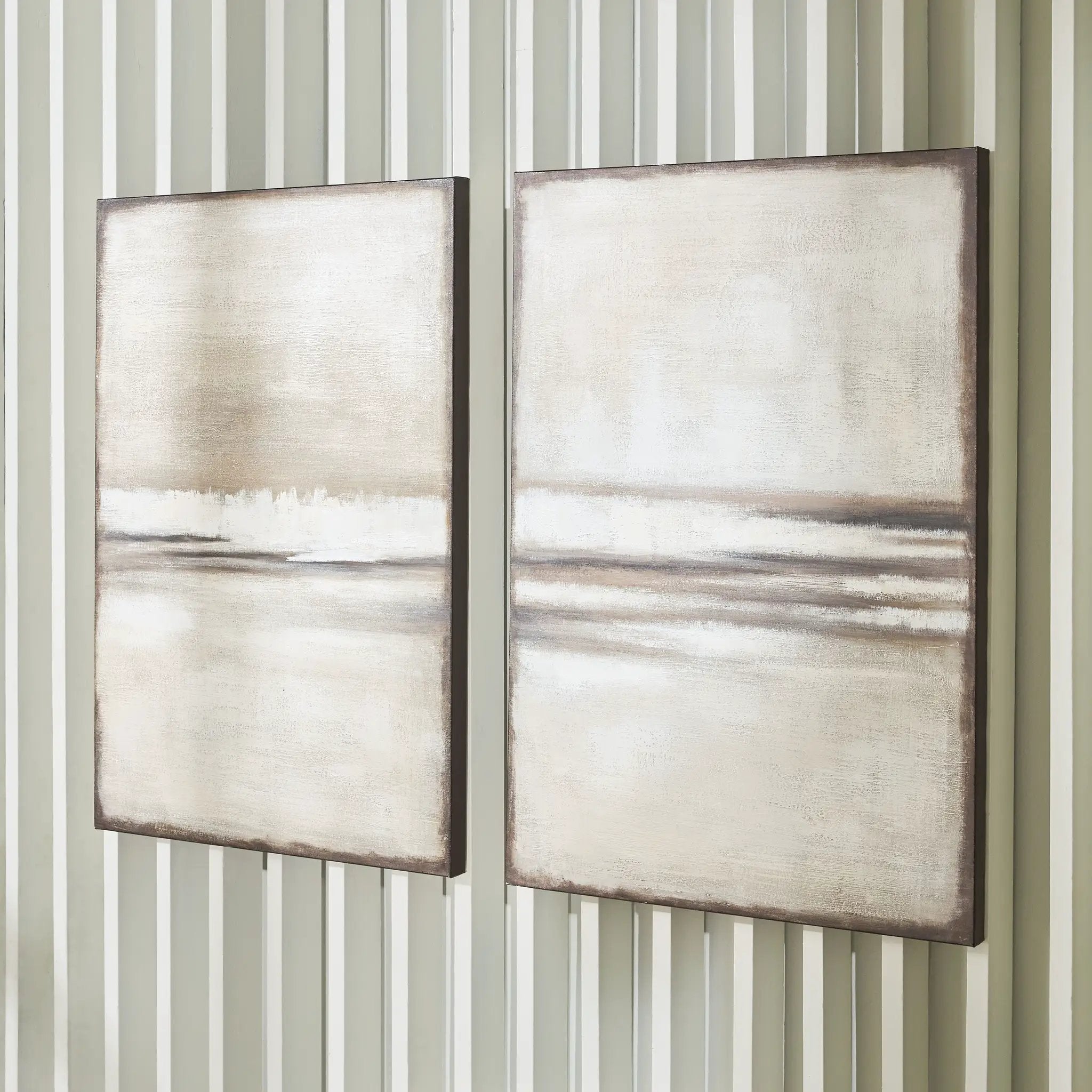 Brockdunn - Wall Art Set (Set of 2) - Tan / Brown by Unique Piece Furniture