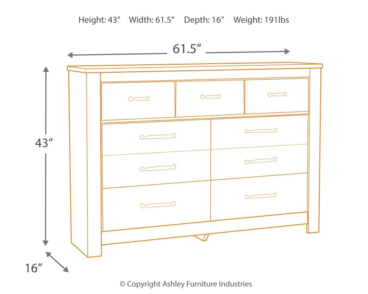 Bellaby - Dresser by Unique Piece Furniture