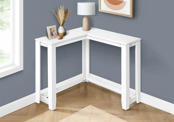 Corner Accent Console Table for Entryway