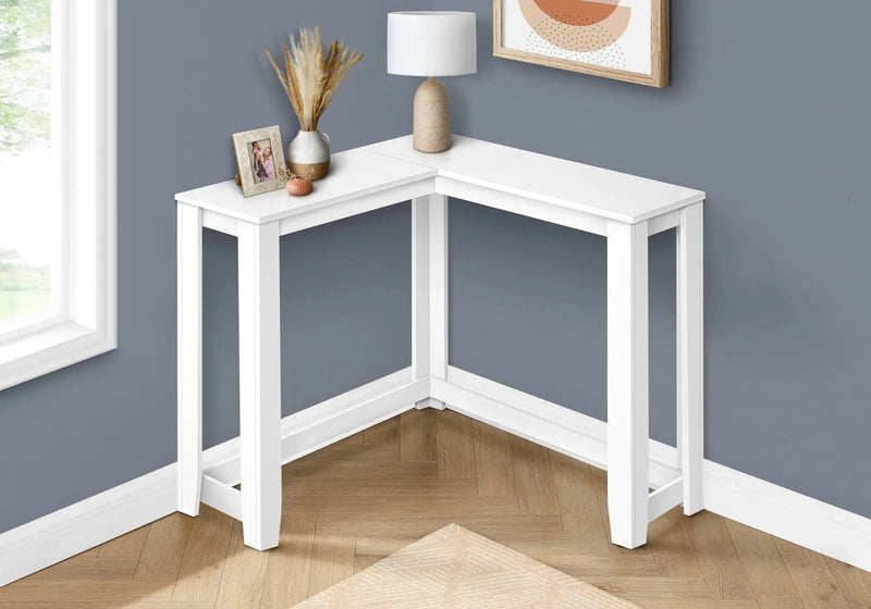 Corner Accent Console Table for Entryway by HouseOfZazla