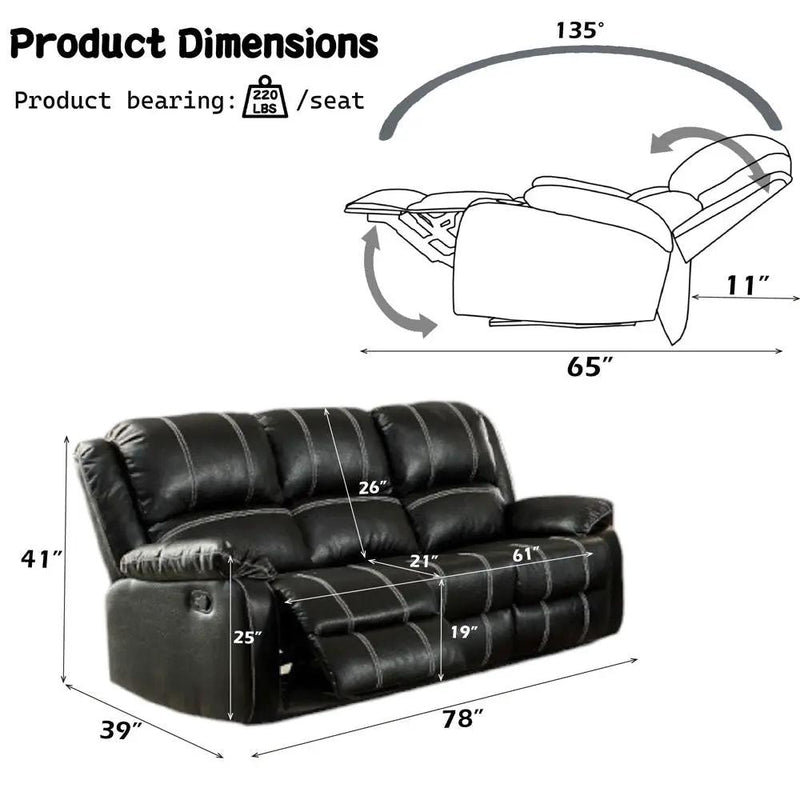 Zuriel - Motion Sofa by Unique Piece Furniture