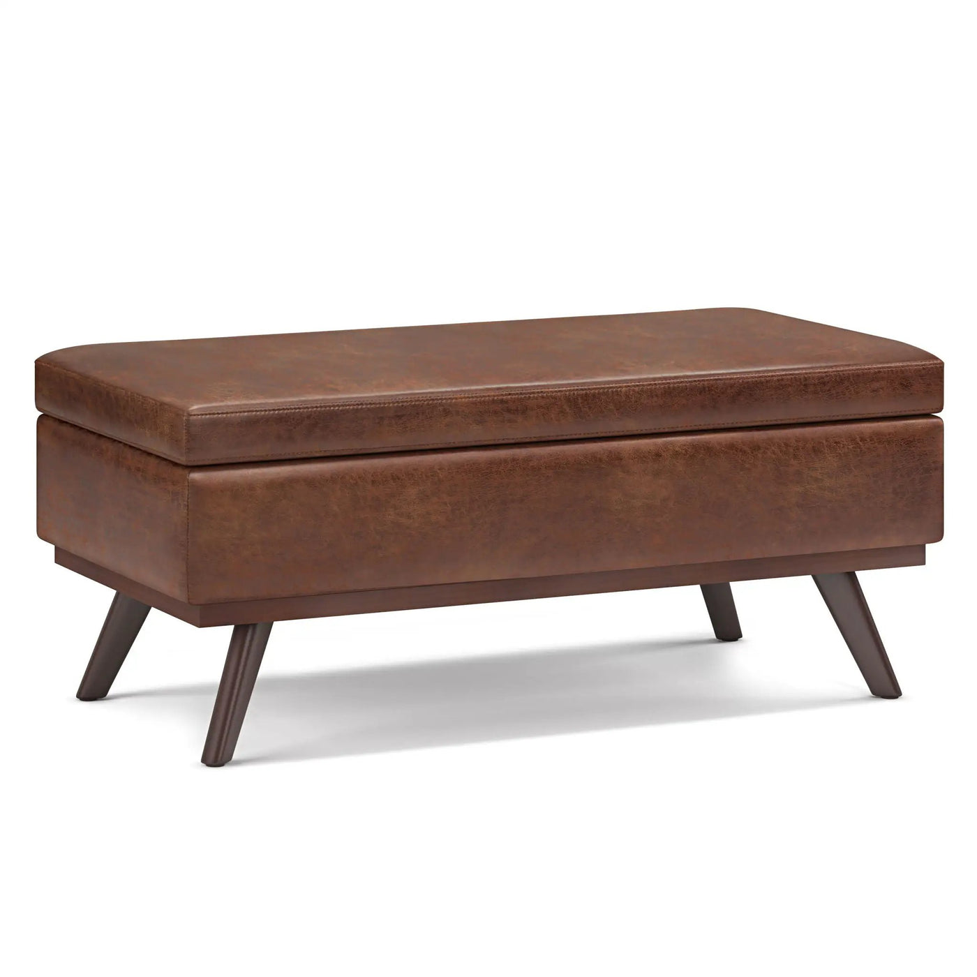 Owen - Lift Top Large Coffee Table Storage Ottoman, Mid Century Style by Unique Piece Furniture