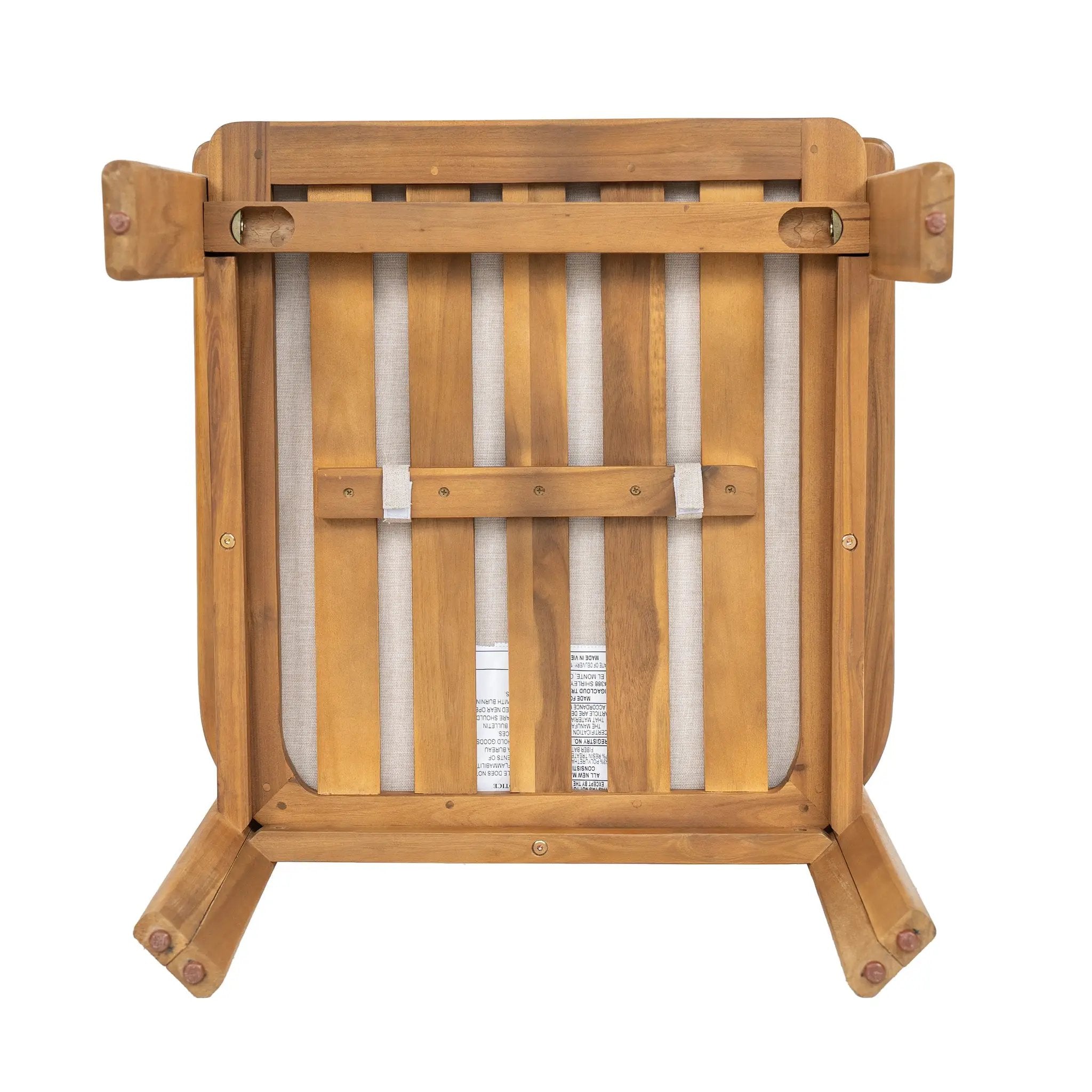 Kaja Outdoor Acacia Wood Dining Chair, Teak Finish Frame by HouseOfZazla
