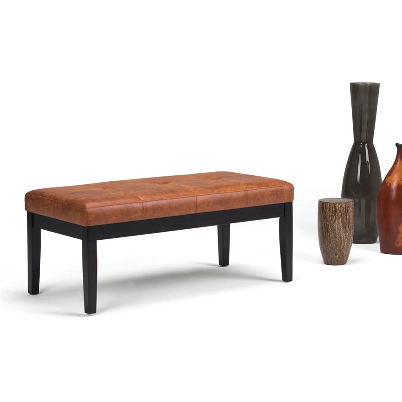 Lacey - Upholstered Tufted Ottoman Bench by HouseOfZazla